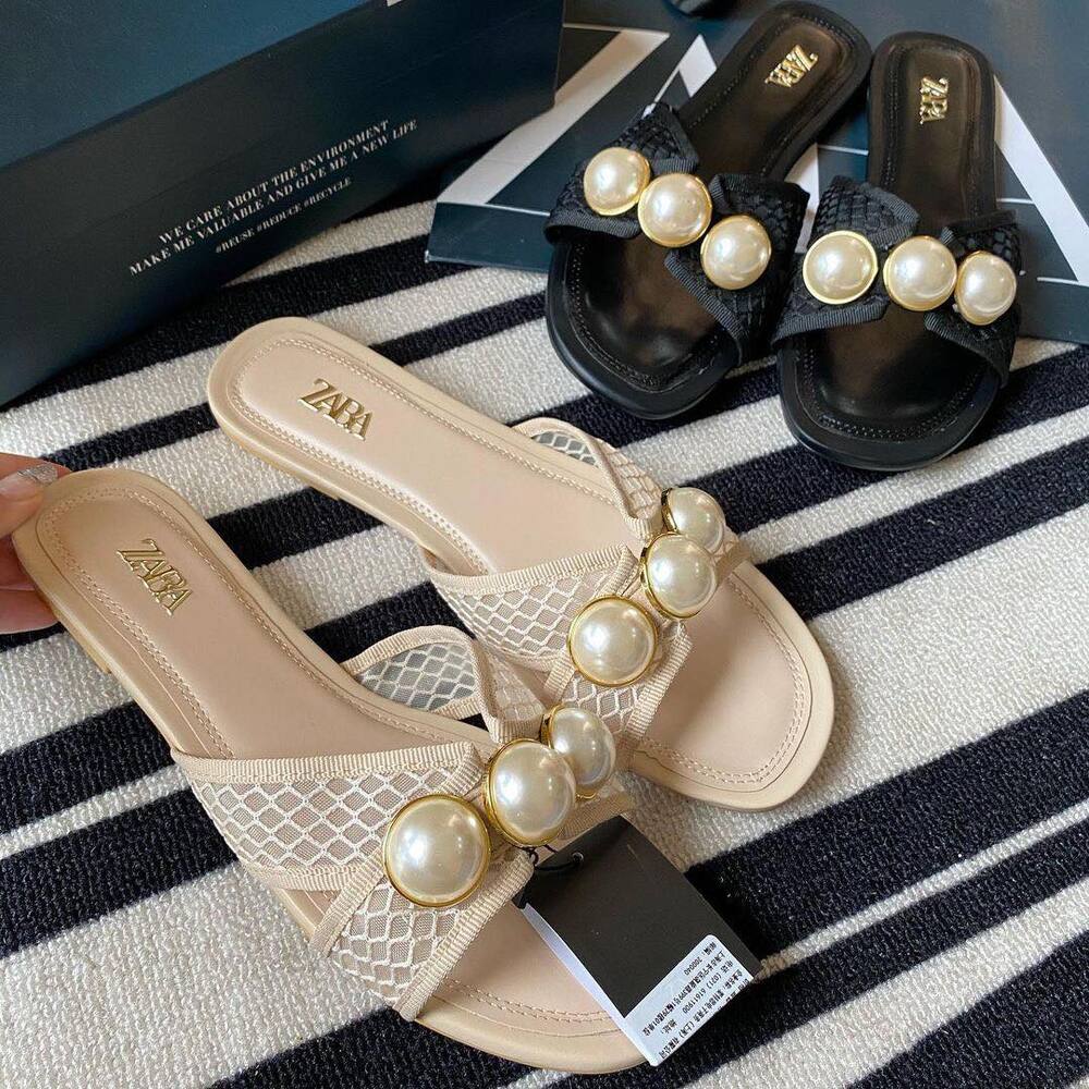 ZARA Mesh Slides NWT NWT - image 4